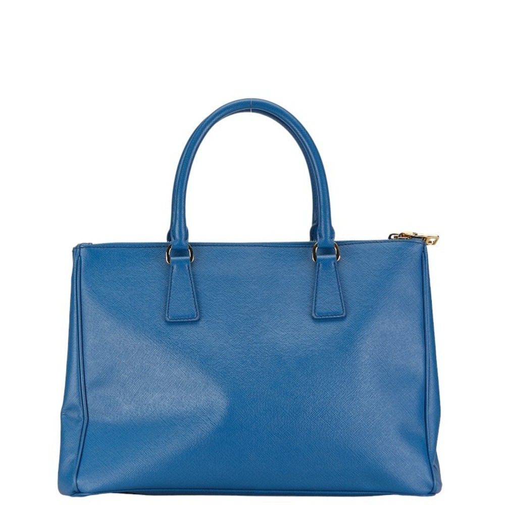 Prada Prada Saffiano Leather Handbag Blue Leather Handbag in Very Good Condition - Picture 3 of 11